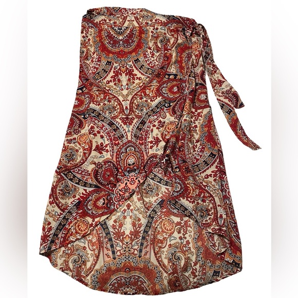 SHEIN Dresses & Skirts - SHEIN Paisley Wrap Skirt